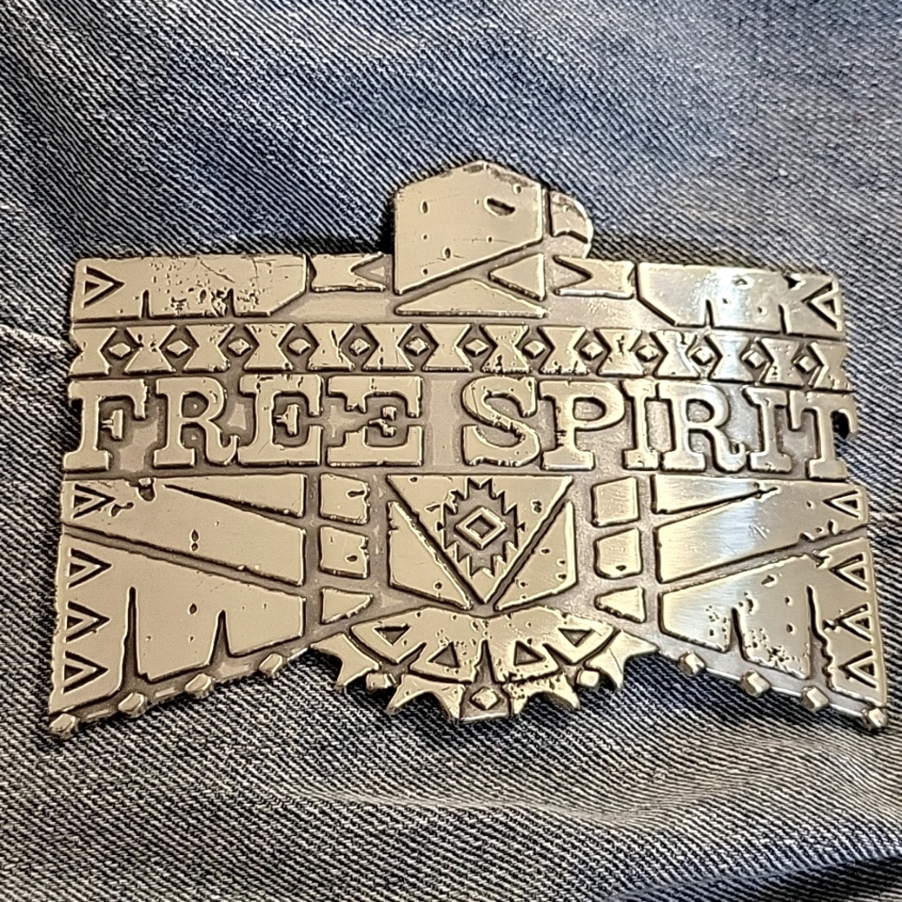 Free Spirit Belt Buckle NWOT